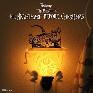 NIB Nightmare before Christmas Lock, Shock & Barrel mini warmer